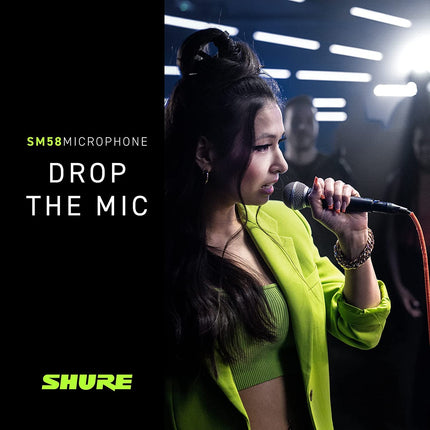 Shure SM58-LC Cardioid Vocal Microphone without Cable