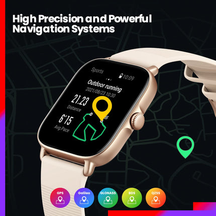 Amazfit GTS 3 Smart Watch with Heart Rate, SpO2, Sleep, Stress, Female Cycle Monitoring, Sports Watch with 150+ Sports Modes, GPS, 5 ATM Waterproof, Alexa Built-in