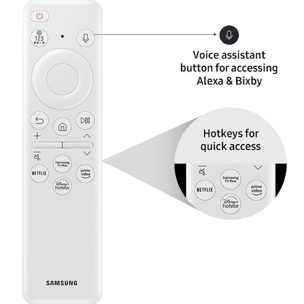 Samsung The Freestyle 2nd Gen Portable Compact Smart LED Projector with FHD Resolution, 100" Maximum Display, 550 LED Lumen, Inbuilt 5w Speaker, Wi-Fi, Bluetooth & HDMI (SP-LFF3CLAXXXL, White)