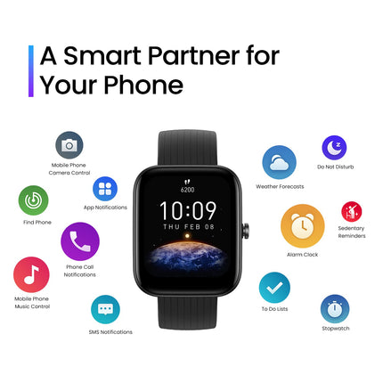 Amazfit Bip 3 Pro Smart Watch for Men, GPS, 14-Day Battery Life, Activity Fitness Tracker with 60+ Sports Modes, Water Resistant, Sleep & Heart Rate Monitor, for Android Phone & iPhone
