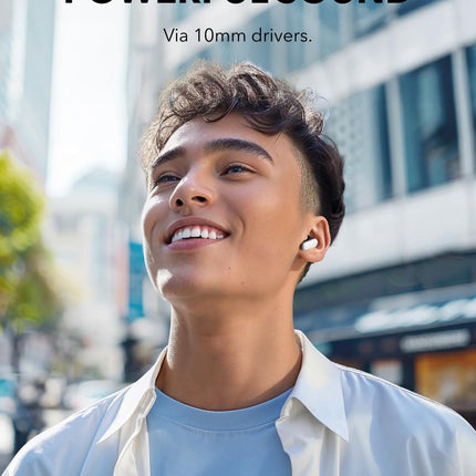 soundcore R50I Nc By Anker Noise Cancelling in Ear Earbuds,Strong 42Db Adaptive Noise Cancelling,Powerful Bass,45H Playtime,2-in-1 Case and Phone Stand,Ip54,Fast Charge 10Min = 120 Min,Bluetooth 5.4