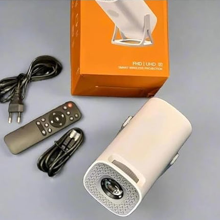 S40 HD Smart Portable Projector | 3500 Lumens Brightness | 180° Rotatable Projection | Compact Mini Design | Multiple Ports (HDMI/USB/AV)