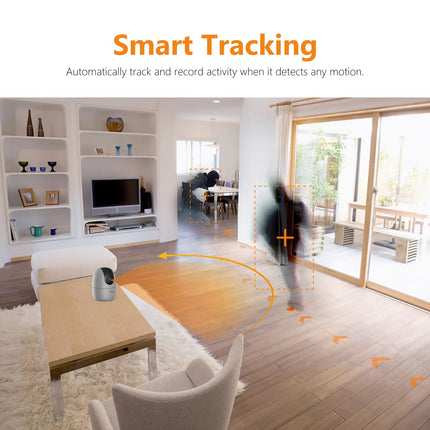 Imou 360° 1080P Full HD Security Camera, Human Detection, Motion Tracking, 2-Way Audio, Night Vision, Dome Camera with WiFi & Ethernet Connection, Alexa Google Assistant, Up to 256GB SD Card Support - Unboxify