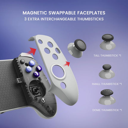 GameSir G8 Galileo Type-C Mobile Gaming Controller for Android & iPhone 15 Series (USB-C), Plug and Play Android Gamepad with Hall Effect Joysticks/Hall Trigger, 3.5mm Audio Jack