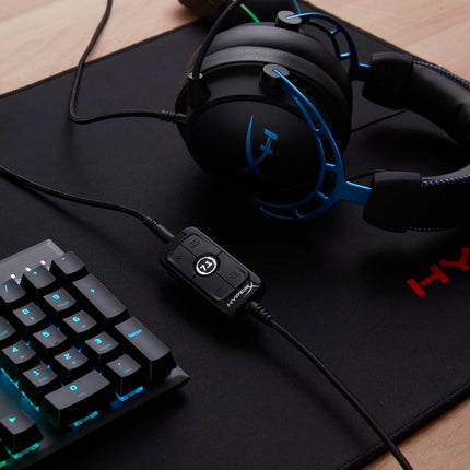 HyperX Cloud Alpha S Wired On Ear Headphones with Mic (Blue) - Unboxify