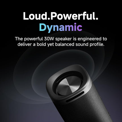 XIAOMI Sound Outdoor Speaker (Black) | 30W Hi-Quality Speaker with Mic | Upto 12hrs Playback Time | IP67 Waterproof & Type C | Wireless Stereo Pairing