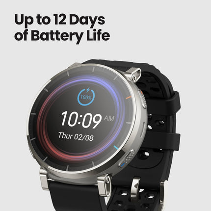 Amazfit Active 3 Premium (Smartchoice) GPS Running Smart Watch, 1.32"AMOLED Sapphire Display,12-Day Battery,4GB Storage,Offline Maps, 170+Workout Modes, 5 ATM,Fitness Tracker, Android & iOS, Apex Silver (BRAND NEW/SEALED)