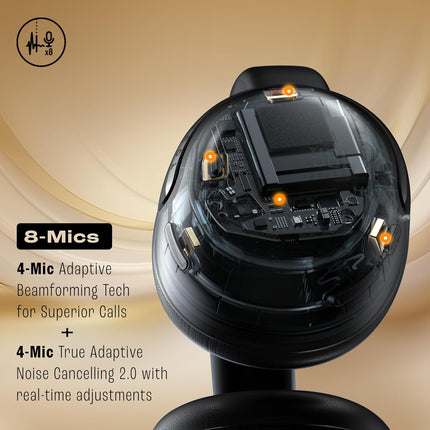 JBL Tour One M3 Award Winning Wireless Over Ear Headphones with ANC 2.0, Hi-Res LDAC Audio,Spatial 360 Sound, 8 Mics - Perfect Calls with Crystal AI,70Hrs Playback, Black