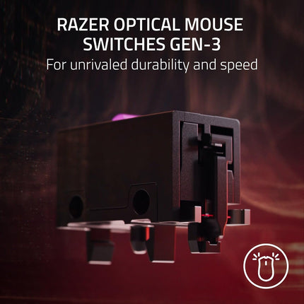 Razer Cobra Pro Wireless Gaming Mouse: 10 Customizable Controls - Chroma RGB Lighting - 30K Optical Sensor - Gen-3 Optical Switches - 2.4GHz, Bluetooth & USB Type C - Up to 170 Hr Battery - White
