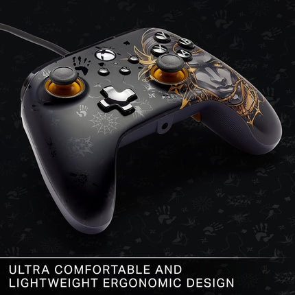 PowerA Advantage Wired Gaming Controller for Xbox Series X/S, Xbox One, PC, Windows 10/11, Fortnite Midas, USB-C, Officially Licensed (Bonus Virtual Item Included)