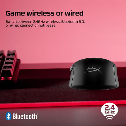 HyperX Pulsefire Haste 2 Smartchoice Wireless Gaming Mouse Ultra Lightweight, 61g, 100 Hour Battery Life, 2.4Ghz Wireless, Up to 26000 DPI