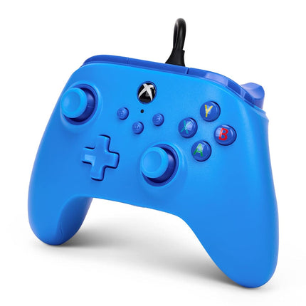 PowerA Wired Gaming Controller for Xbox Series X/S, Xbox One, PC, Windows 10/11, Blue (Officially Licensed)