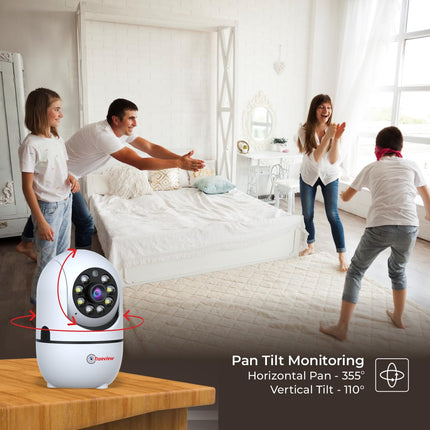 Trueview 2MP Smart CCTV Wi-fi Home Security Camera with Pan Tilt 360 (Pack of 2)