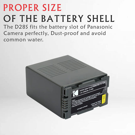Kodak D28 B28 7.2V 5200mAh 37.5Wh Digital Camera Battery
