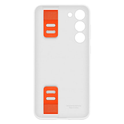 Samsung Galaxy S23+ Silicone Grip Cover - White