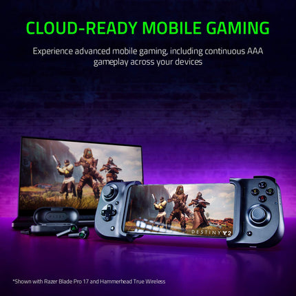 Razer Kishi Universal Mobile Gaming Controller for Android (Xbox) - FRML Packaging -RZ06-02900200-R3M1