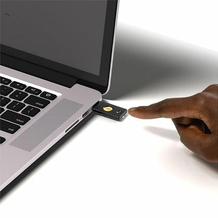 Yubico - Security Key NFC - Black - Two-Factor authentication (2FA) Security Key, Connect via USB-A or NFC, FIDO U2F/FIDO2 Certified