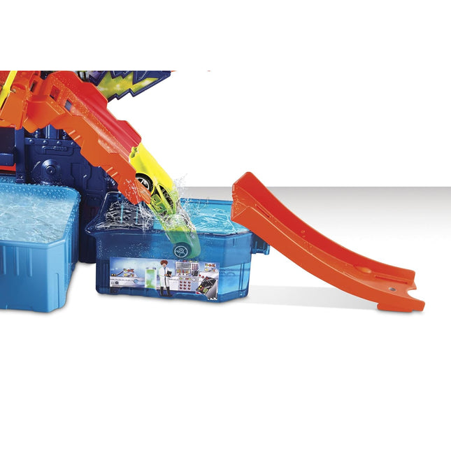 Hot Wheels Metal Shifters Color Splash Science Lab Playset, Multicolor