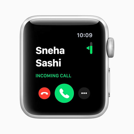 Apple Watch Series 3 (GPS, 38mm) - Silver Aluminium Case with White Sport Band