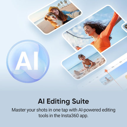 Insta360 Flow 2 Pro - AI Tracking Phone Gimbal, 200+ App Tracking with DockKit, Multi-Person Tracking, 360º Pan Tracking, Built-in Tripod/Selfie Stick, iPhone/Android Portable Stabilizer