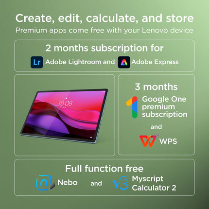 Lenovo Yoga Tab Plus AI Tablet with Pen + Keyboard |12.7" Display, 3K Resolution, 144 Hz Refresh|16GB RAM, 256GB ROM| Snapdragon 8 Gen 3| 10200 mAh|6 Speakers| USB 3.0 with DP-Out|1Year ADP Free|Teal