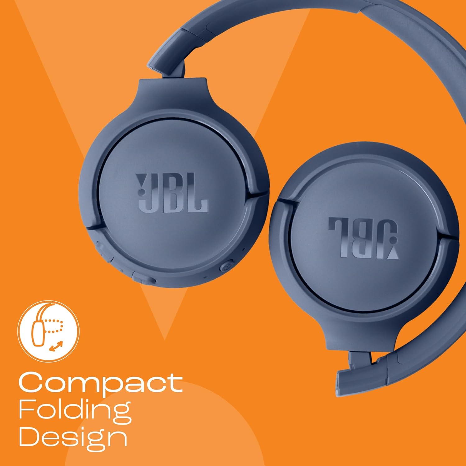 JBL Tune 520BT Wireless On Ear Headphones with Mic, Pure Bass Sound, Upto 57 Hrs Playtime