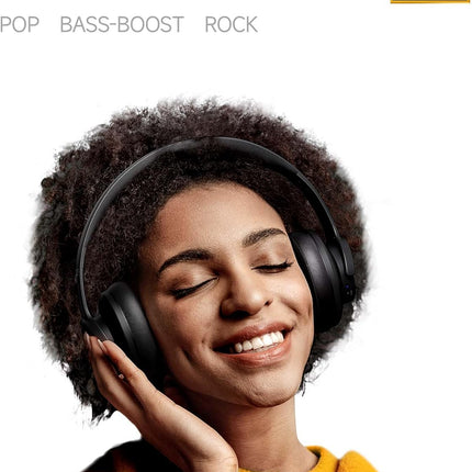 AltaX Space Wireless Over-Ear Bluetooth Headphones | Industry-Leading Sound Quality | Best-in-Class 120H Playtime | 3 EQ Modes, Hands-Free Calls | Touch Controls, Multi-Point Connect (Obsidian Noir) (BRAND NEW/SEALED)