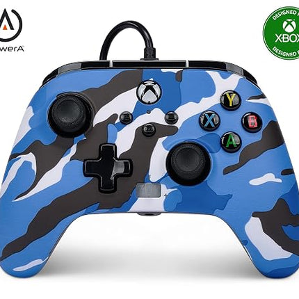PowerA Enhanced Wired Gaming Controller for Xbox Series X/S, Xbox One, PC, Windows 10/11, Arc Lightning