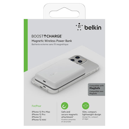 Belkin 2500 mAh Magnetic MagSafe Compatible Wireless Power Bank