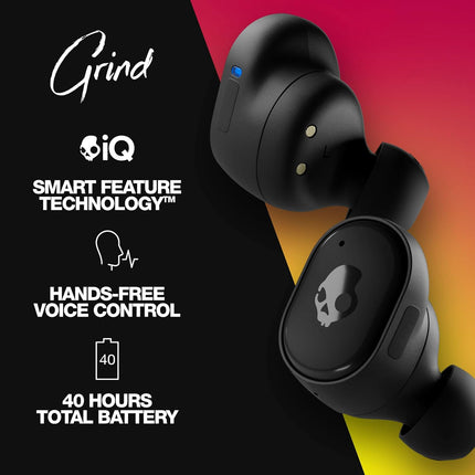 Skullcandy Grind in-Ear Wireless Earbuds, 40 Hr Battery, Skull-iQ, Alexa Enabled, Microphone (BRAND NEW/SEALED)