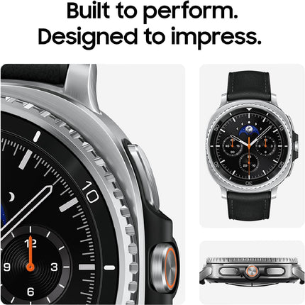 Samsung Galaxy Watch 8 Classic (2025) 46mm Bluetooth Smartwatch, Cushion Design, Rotating Bezel, Quick Button, Sleep Coaching, Running Coach, Energy Score, Black (BRAND NEW/SEALED)