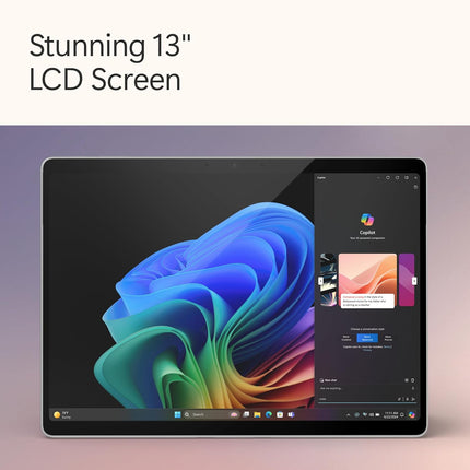 Microsoft New Surface Pro (11th Edition) - Windows 11 Home Copilot + Pc - 13" LCD Pixelsense Touchscreen - Qualcomm Snapdragon X Plus (10 Core,Wi-Fi) - 16Gb Ram - 256Gb Ssd - Blue Platinum - Zhx-00014
