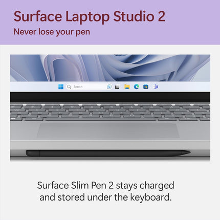 Microsoft Surface Laptop Studio 2 (2023) - 14.4" Touchscreen - Intel Core i7, 64GB RAM, 2TB SSD, NVIDIA GeForce RTX 4060, Windows 11, Platinum Color Copilot