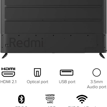 Redmi 126 cm (50 inches) 4K Ultra HD Android Smart LED TV X50 | L50M6-RA (Black)