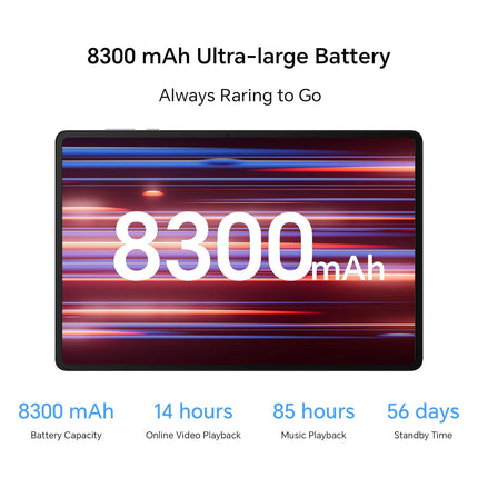 HONOR Pad X8A with Free Flip-Cover 27.94Cm (11 Inch) Wi-Fi Tablet,4GB Ram 128 GB ROM