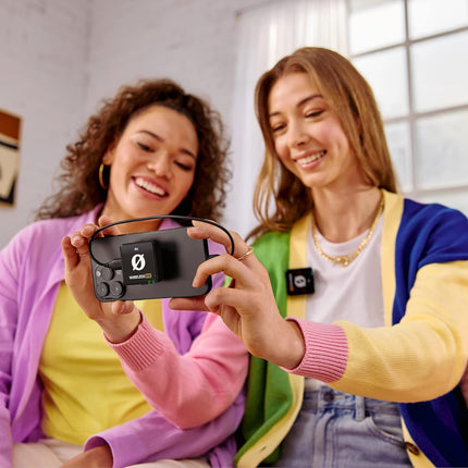 Rode Wireless Me Ultra-Compact Wireless Microphone System with Built-in Microphones, Gain Assist Technology and 100 M Range for Filmmaking, Interviews and Content Creation