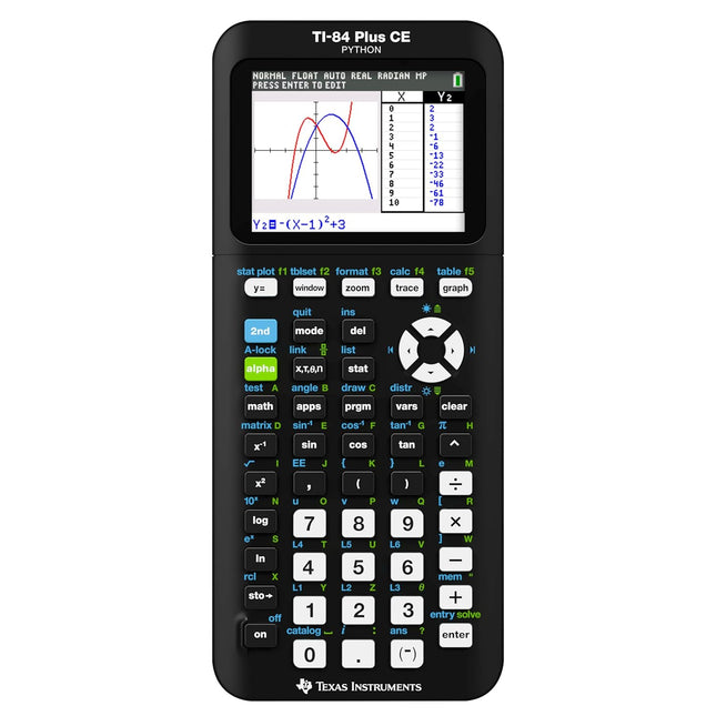 Texas Instruments TI-84 Plus CE Graphing Calculator, Black
