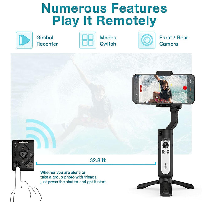 Hohem iSteady X2 3-Axis Gimbal Stabilizer for Smartphone - Handheld Phone Gimbal