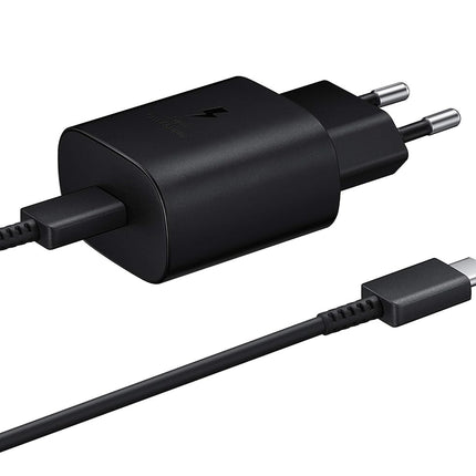 Samsung Original 25W Type-C Travel Adaptor Without Cable, Black