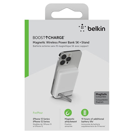 Belkin Quick Charge Magnetic Wireless Power Bank 5000mAh with Stand