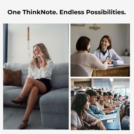 AltaX ThinkNote AI Voice Recorder for Meetings, Calls & Lectures | ChatGPT Powered Instant Transcription, Auto Summary & Mind Maps | 107 Language Support | All-Metal Design w/Case | 64GB (Onyx Steel) (BRAND NEW/SEALED)