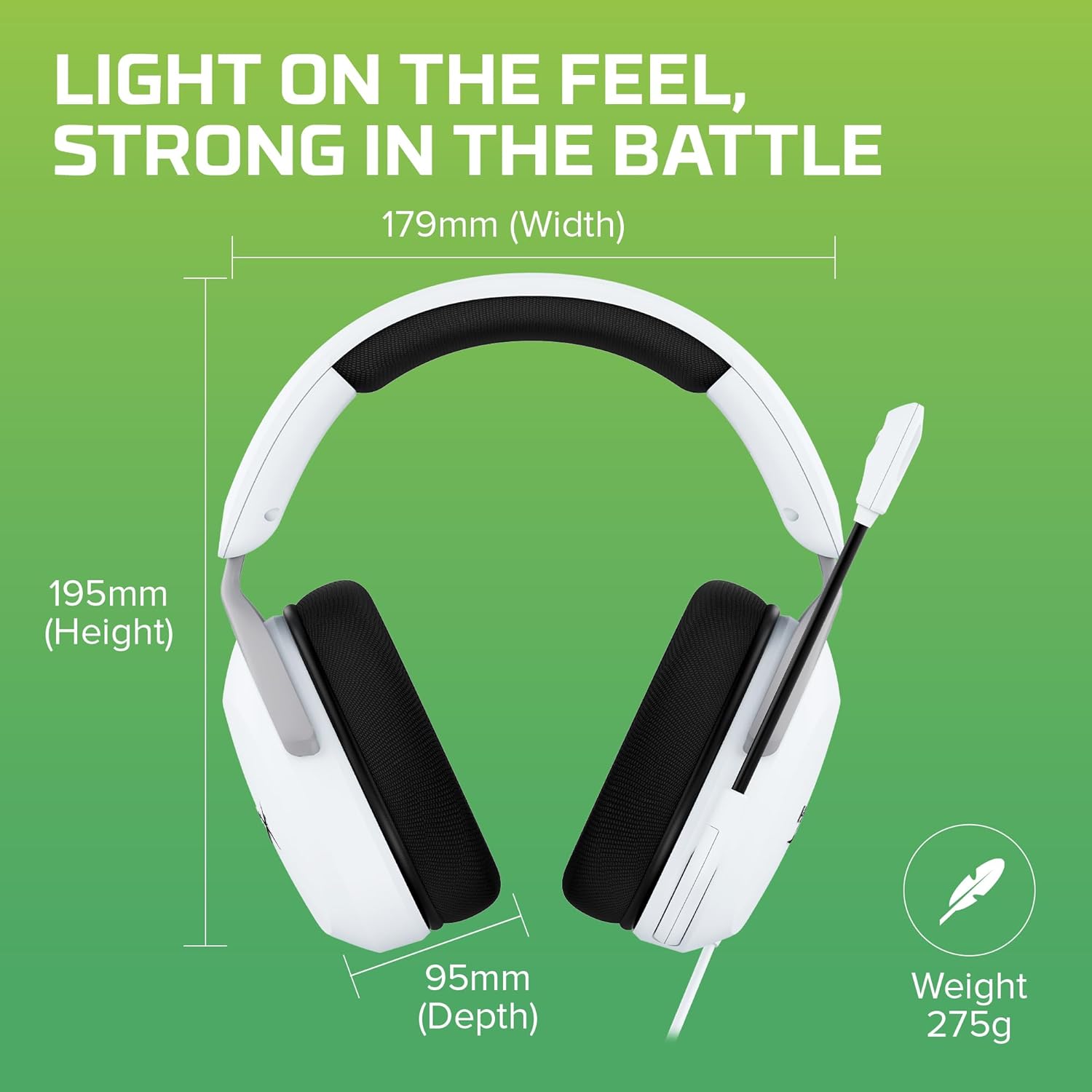 HyperX Cloudx Stinger Core Gaming Headset for Xbox-White