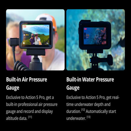 DJI Osmo Action 5 Pro Adventure Combo, Action Camera 4K with 1/1.3" Sensor, 12h Extended Battery Life with 3 Batteries, Stabilization, Dual OLED Touchscreens, Mini Action Camera for Travel, Vlog