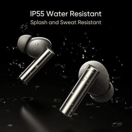 realme in Ear Wireless Buds Air 6 Pro with Dual Drivers (11MM+6MM tweeter), 40 Hrs Play Time,50 Db ANC, Lhdc 5.0, 55Ms Low Latency, 360° Spatial Audio, Ip55 Dust&Water Resistant, Bt V5.3