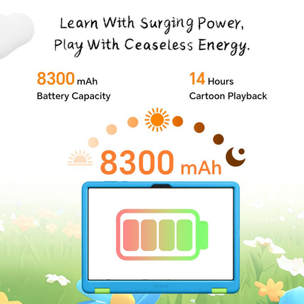 HONOR Pad X8a Kids Edition [Smartchoice] Wi-fi Tablet, 4GB RAM 128 GB ROM, 27.94cm(11") FHD Eye Comfort Display, 90Hz Refresh Rate, Parental Control, Kids Protective Case, Android 14, 4 Speakers, Grey