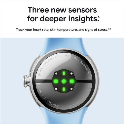 Google Pixel Watch 2 with the Best of Fitbit and Google - Heart Rate Tracking, Stress Management, Safety Features - Android Smartwatch