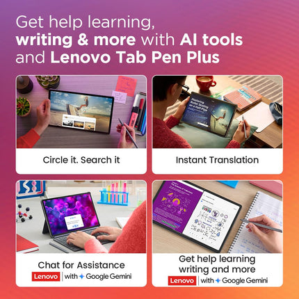 Lenovo {Smartchoice} Idea Tab Pro with Pen Plus | 12.7" 3K Display | 144 Hz Refresh |AI-Enabled | MediaTek Dimensity 8300 |  Quad JBL Speakers | 10200 mAh Battery with 45 W Charger | WiFi 6e