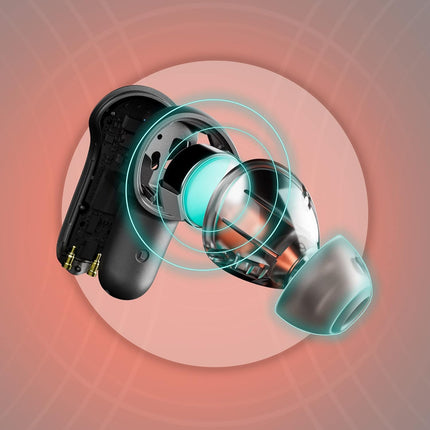 Skullcandy Rail in-Ear Wireless Earbuds - Black