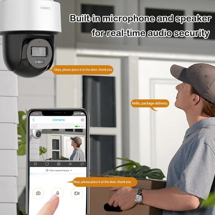 HIKVISION 4MP Smart 4G Hybrid Light Mini Pan/Tilt CCTV Camera |Human & Vehicle Detection | Support 4G LTE(Nano SIM)| 2 Way Audio | Storage upto 512 GB (SD card slot)| Built in Speaker|S-2DE2C400MWG-4G