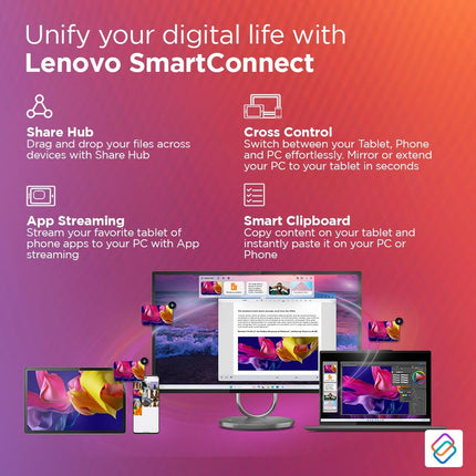 Lenovo Idea Tab Pro Smartchoice Matte Edition with Paper-Like 12.7" 3K Display & Pen Plus|144Hz Refresh|8GB RAM, 256GB ROM|AI-Enabled|MediaTek Dimensity 8300|4 JBL Speakers |45W Charger|1Year ADP Free